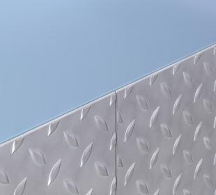 WPSD-12 Stainless Steel Diamond Plate Wall Covering