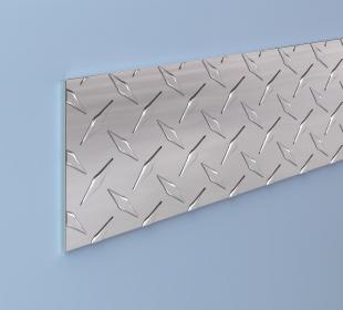 Aluminum Diamond Plate Rub Rail