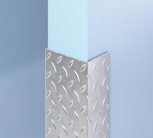Stainless Steel Diamond Plate End Wall Guards