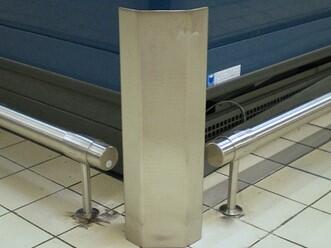 Stainless Floor Mounted Guards