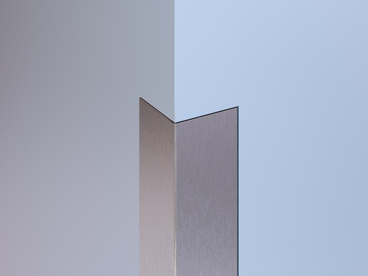 Flush-Mount Stainless Steel Corner Guards