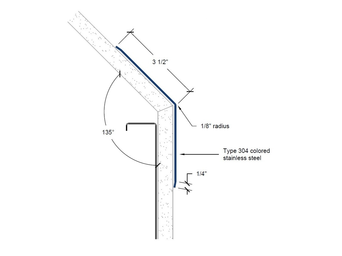 CGC-60 | 3 1/2-inch wing; 135-deg; 1/8-inch radius-Specifications