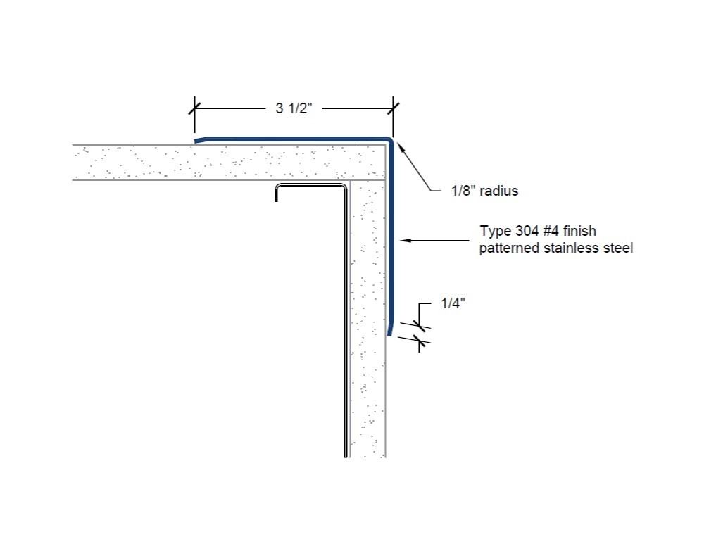 CGP-50 | 3 1/2-inch wing; 90-deg; 1/8-inch radius-Specifications