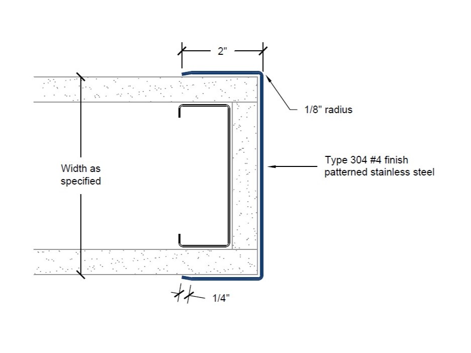 CGP-51-EW | 2-inch wings; 1/8-inch radius-Specifications