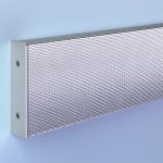 CRSP-4SS Patterned Stainless Steel Crash Rail