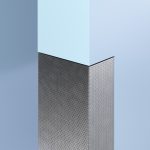 Flush-Mount Patterned SS End Wall Guards