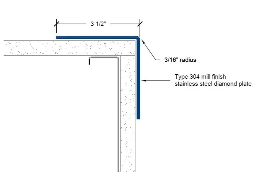CGSD-50 | 3 1/2-inch wing; 90-deg; 3/16-inch radius-Specifications